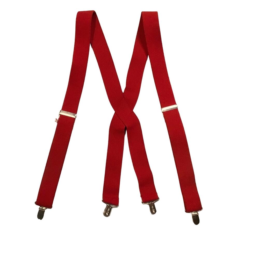 Pelican Solid Red  Suspenders